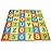 Tadpoles Soft EVA Foam 36 Piece ABC Playmat Set, Multi/Primary, 74x 74 (36 Sq Feet)