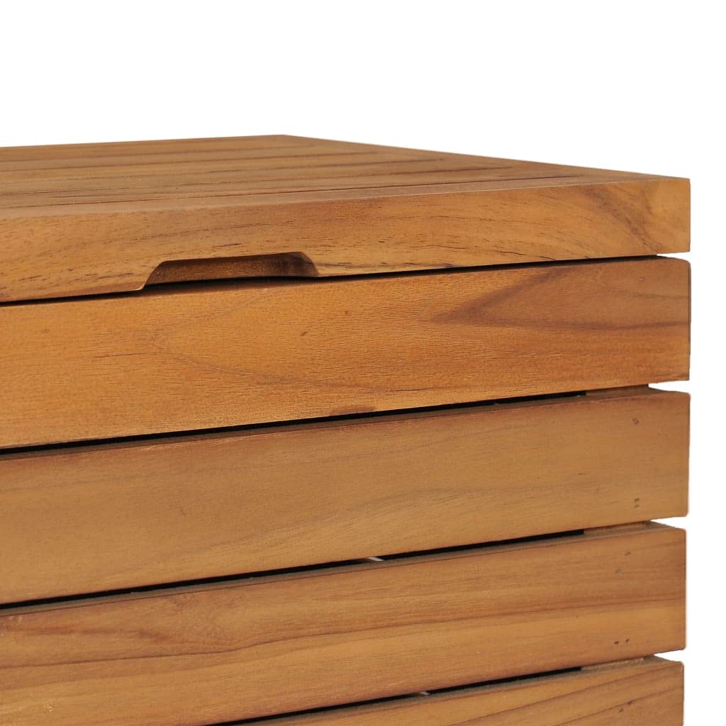 vidaXL Cesto de la Ropa Sucia Canasta Caja Papelera Lavandería Baño Almacenamiento Jardinera Plantador 40x40x70 cm