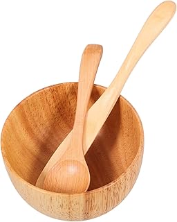 DIY Máscara Facial Mezclando Bowl Set Madera ...