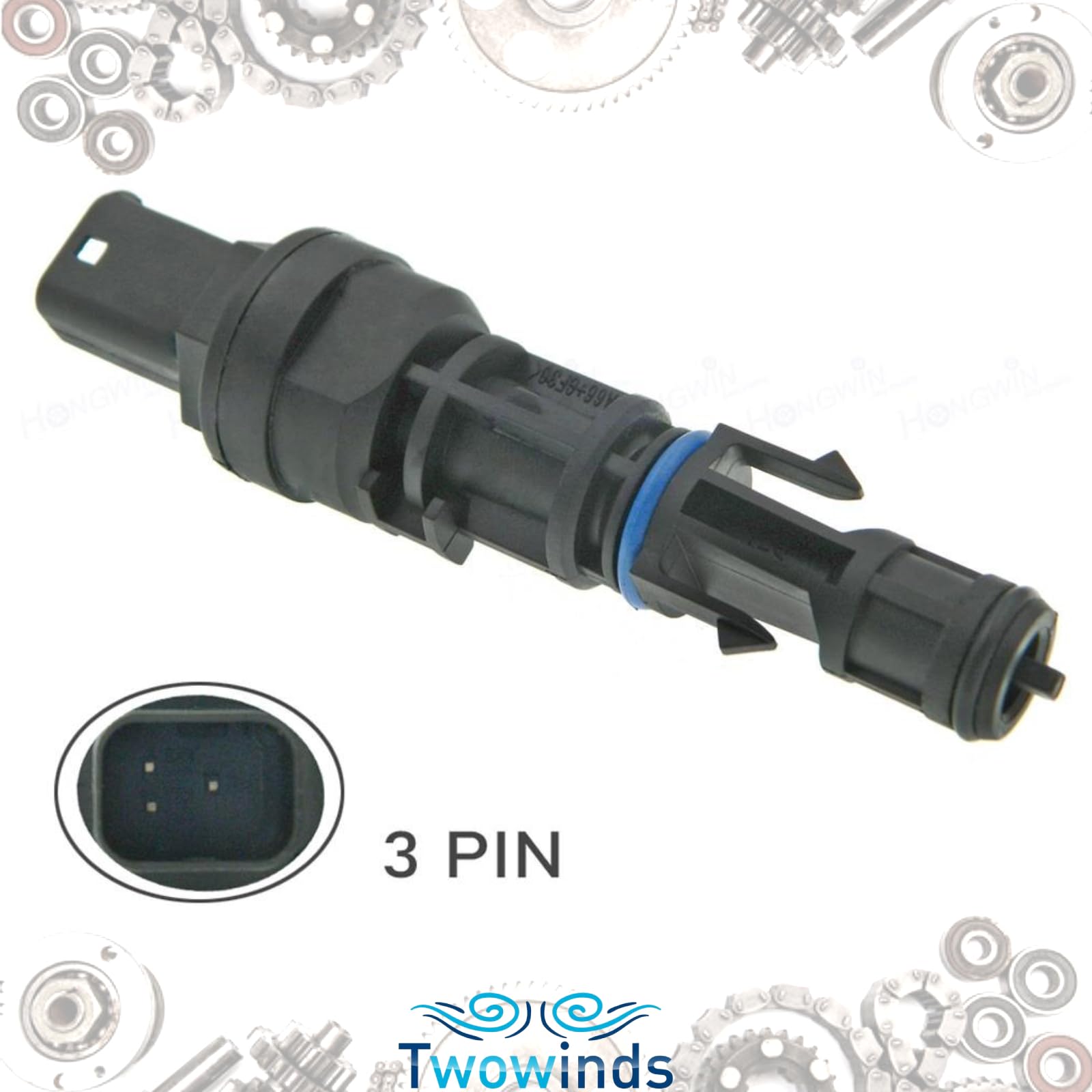 Twowinds - Sensore di Velocità 7700418919 Compatibile con Renault Clio, Espace, Kangoo, Laguna, Scenic, Twingo, Kubistar - Sensore Tachimetro - Contachilometri - Odometro