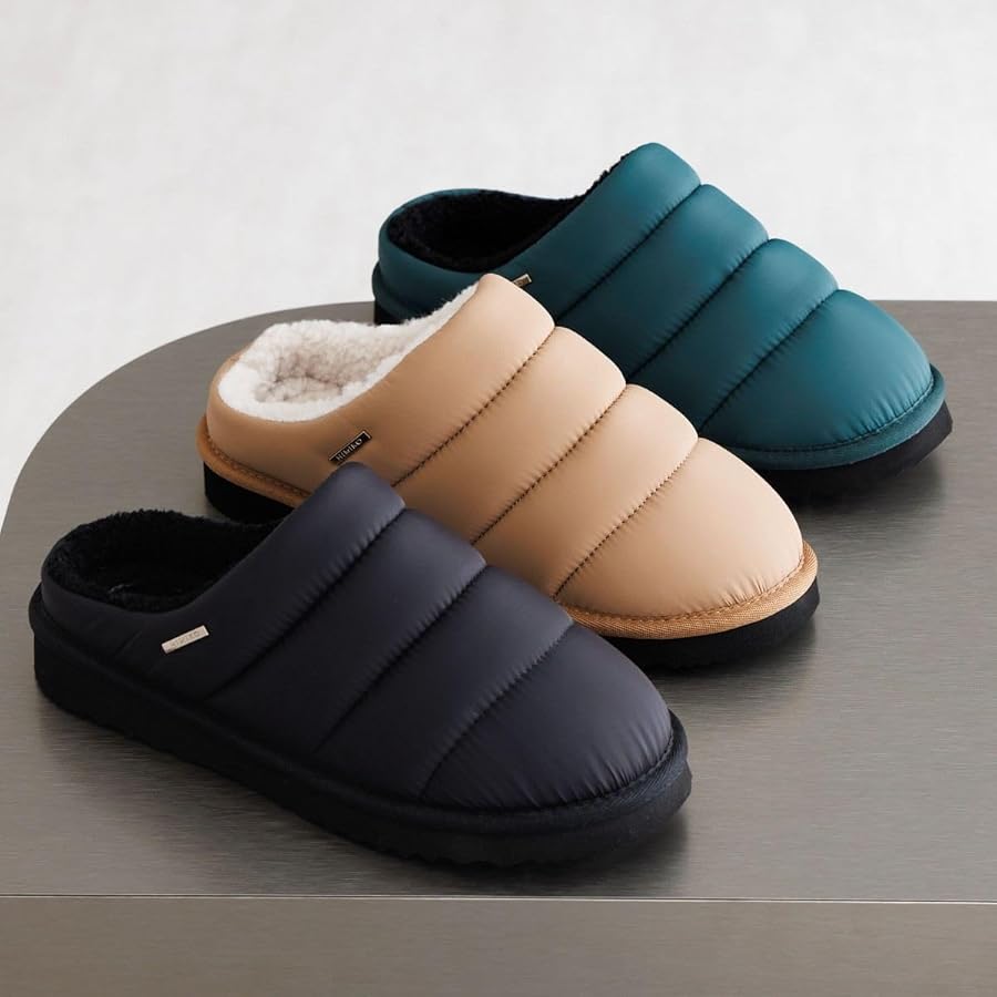 Amazon | スリッポン ダウンサンダル あたたかい 秋冬 HIMIKO ヒミコ