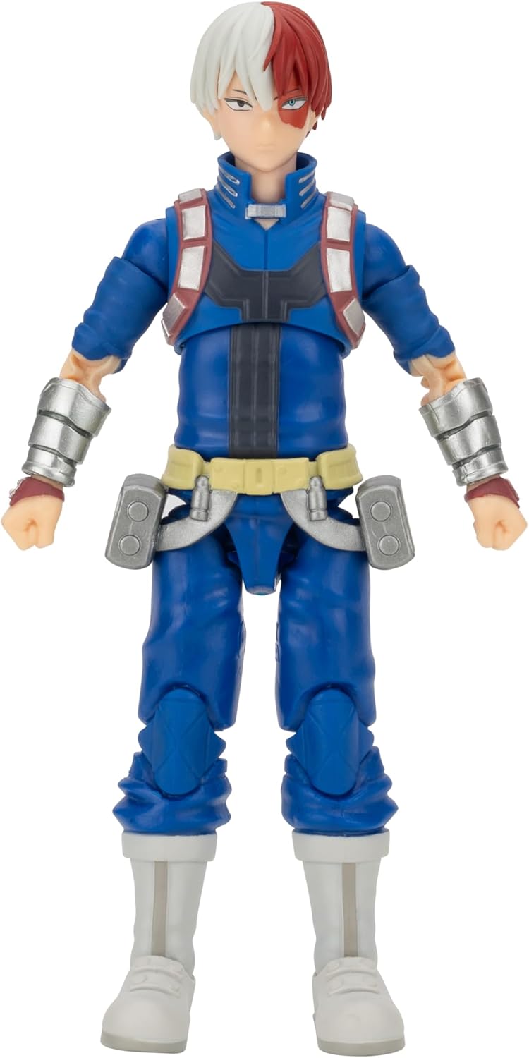 Total Anime Shoto Todoroki - 6.5-Inch Figure with Swappable Faceplates, Alternate Hands, and Fire and Ice Effects