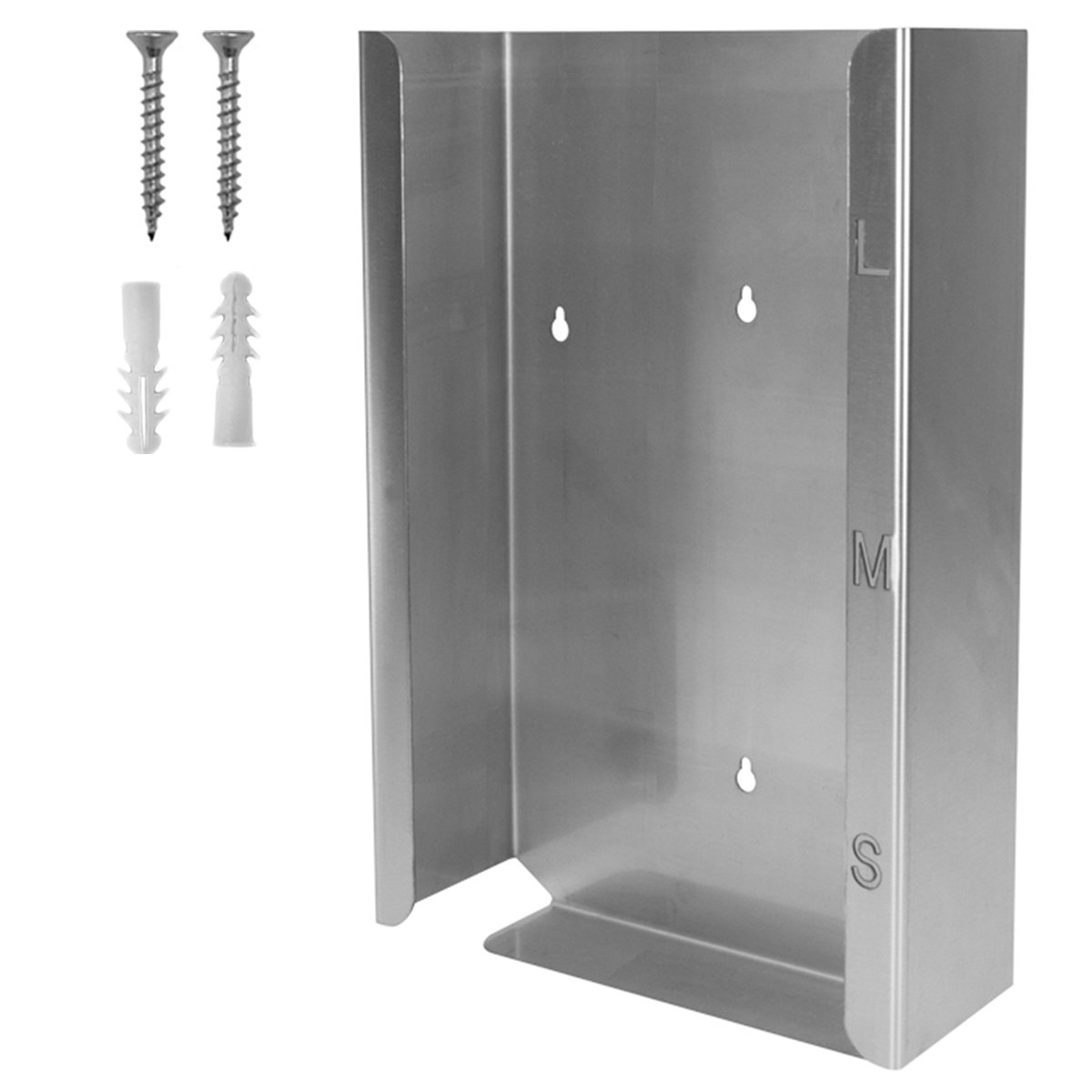 Handschuh-Spender Edelstahl Für 4 Boxen (51.5 x 25.5 x 9.8) Silber