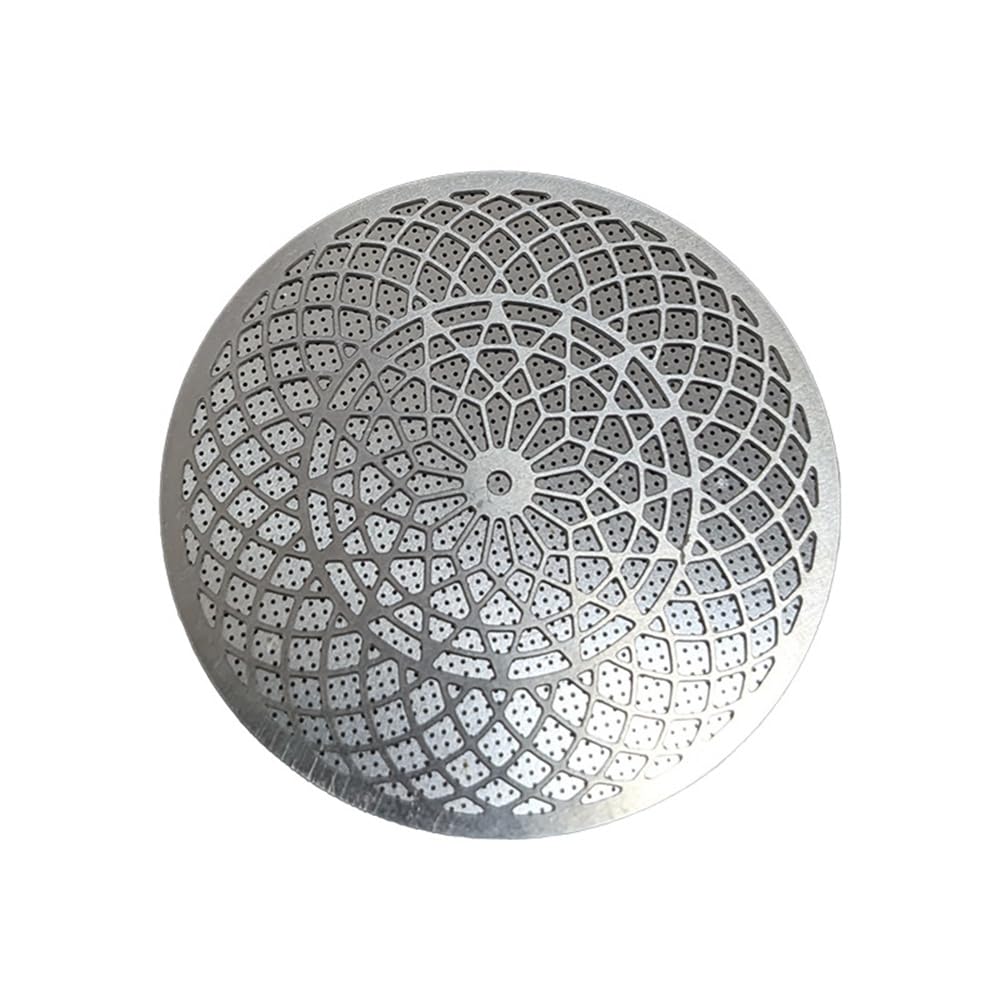Hndhbfgrt Coffee Filter Reusable for Espresso Portafilter Puck Screen Metal for Espresso Puck Screen Filter Basket 51MM