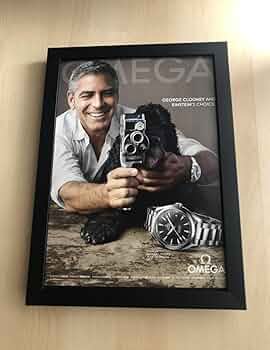 OMEGA(オメガ) ポスター 販促 額付き 時計店 OMEGA(オメガ) ポスター 販促 額付き 時計店