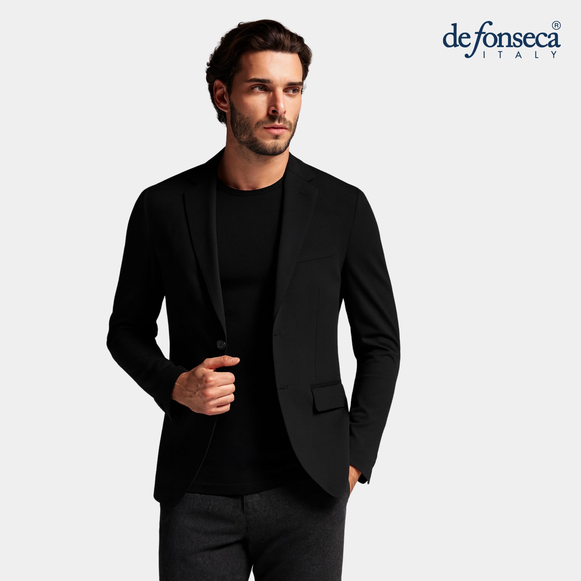 Intimitaly DeFonseca - Maglia Termica Uomo Manica Lunga, Pacco da 2, Caldo Cotone Interlock