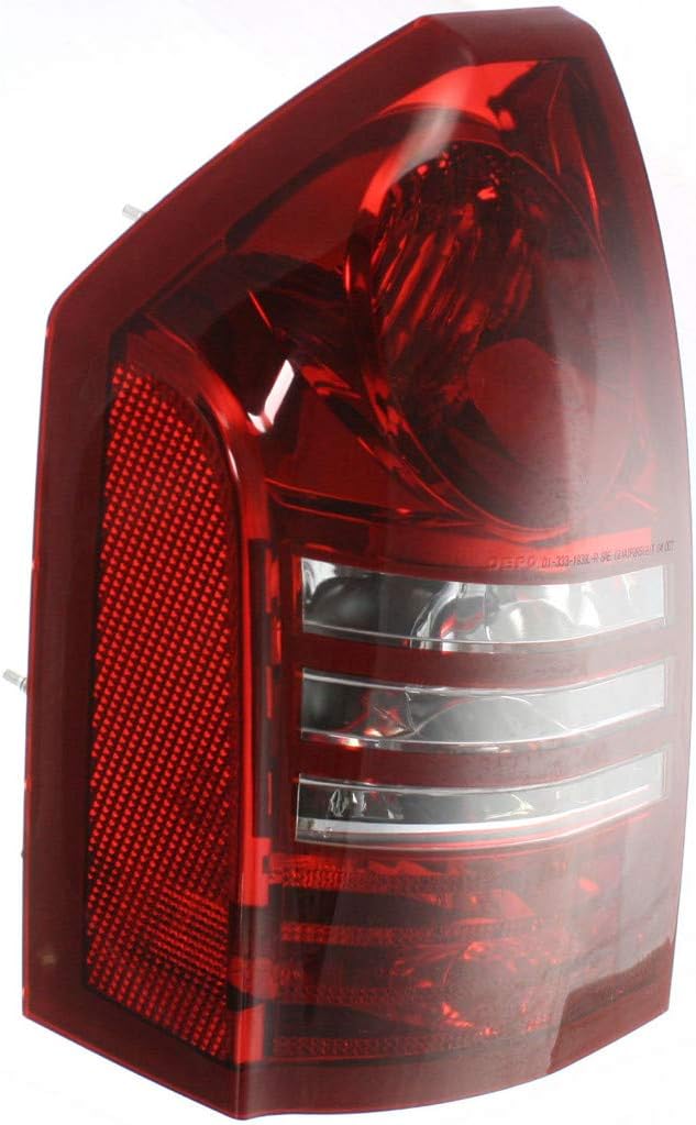 CarLights360 For 2005 2006 2007 Chrysler 300 Tail Light Assembly Driver Side For CH2818103 | 4805853AD, 4805853AC/AB
