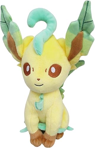 Sanei PP123 Pokemon All Star Collection Leafeon Peluche