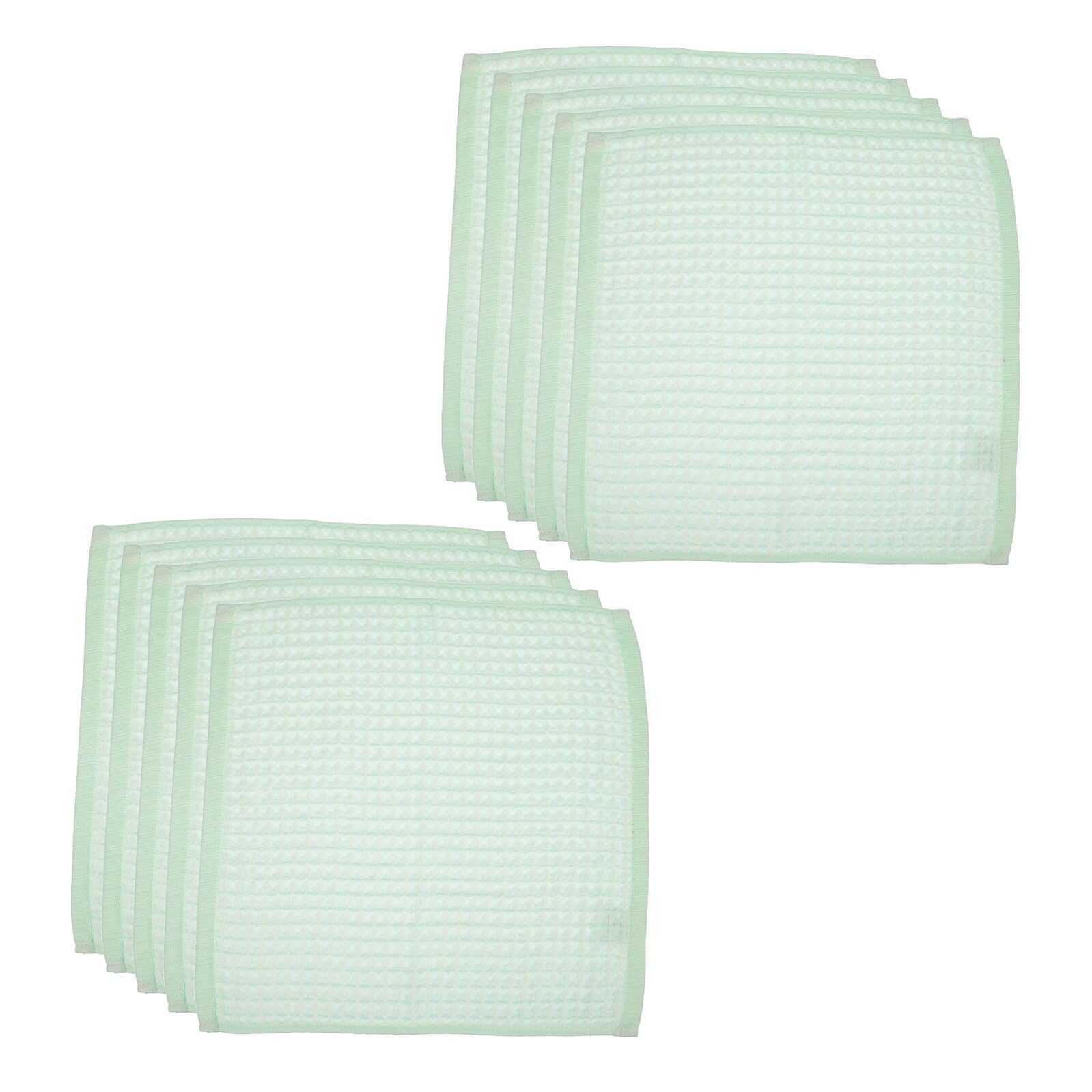 VALICLUD 10piezas Paño de Cocina de Algodón Paños de Limpieza Reutilizables para Secar Manos y Limpiar Platos la Cocina
