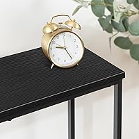 Vista 8 de HOOBRO Mesa consola estrecha, mesa de entrada pequeña de 29.5 pulgadas, mesa de sofá delgada, mesa auxiliar, mesa de exhibición, para pasillo, Negro