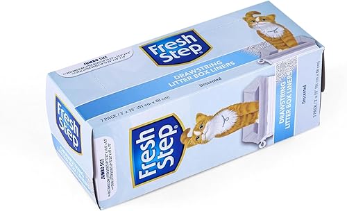 Vista 78 de Fresh Step Revestimientos grandes con cordón para caja de arena Forros resistentes para caja de arena para gatos perfumados y sin perfume