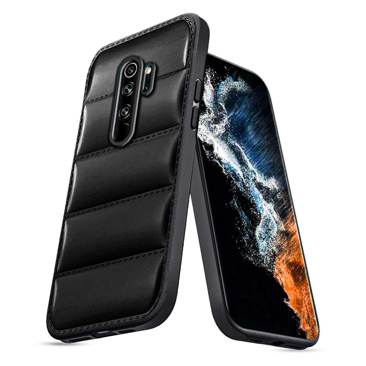 KARWAN® Puffer Edition Silicone Case Cover for Redmi Note 8 Pro | Scratch Resistance Mobile Cover, Camera Protection | Black (B0D4ZBSX22) Amazon Price History, Amazon Price Tracker