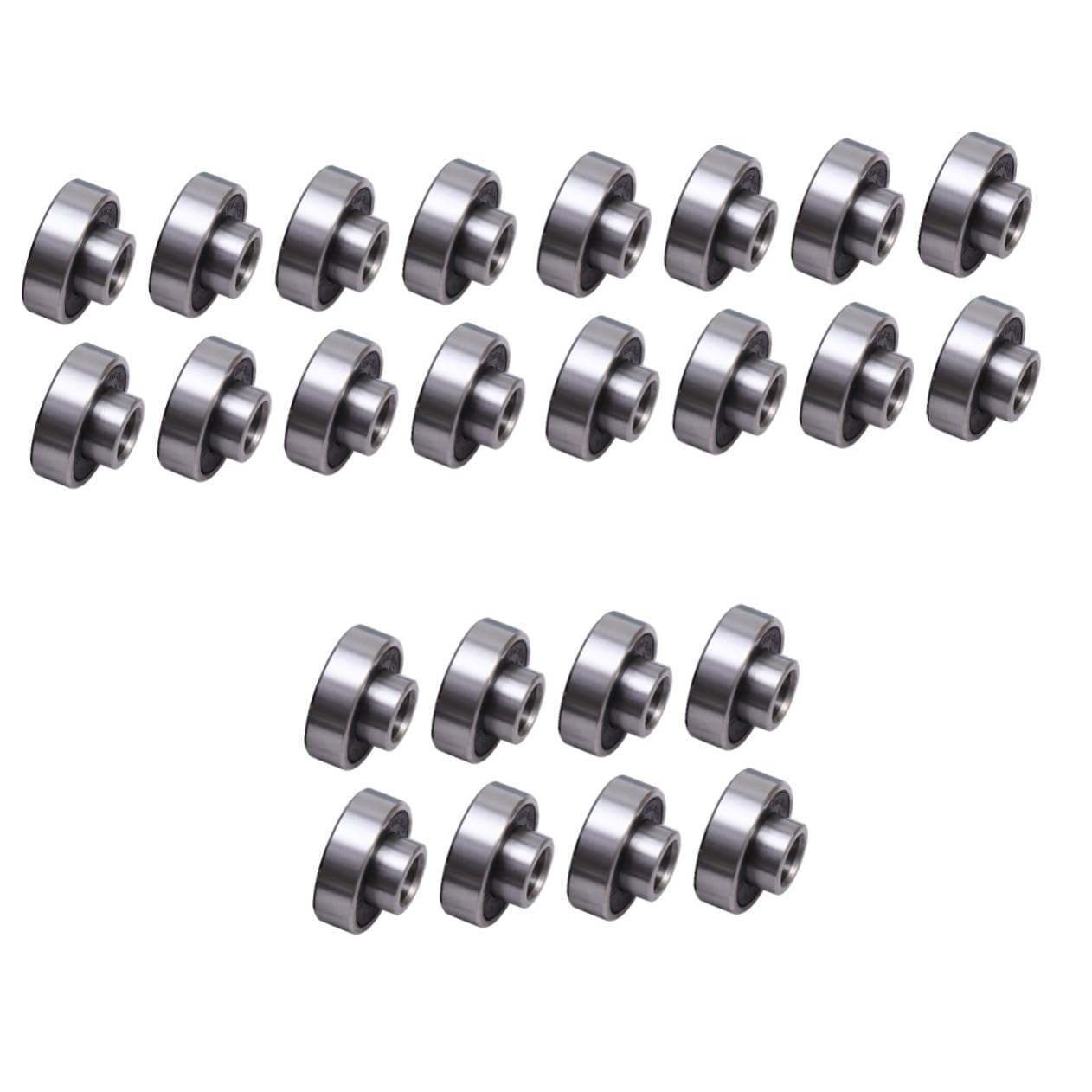 Toddmomy 3 Series Rodamientos De Placas Largas Patineta Cojinete De Rueda De Patines Ruedas Rodamiento De Monopatín Alto Rodamientos De Patines Tablero Black 8 Piezas X 3