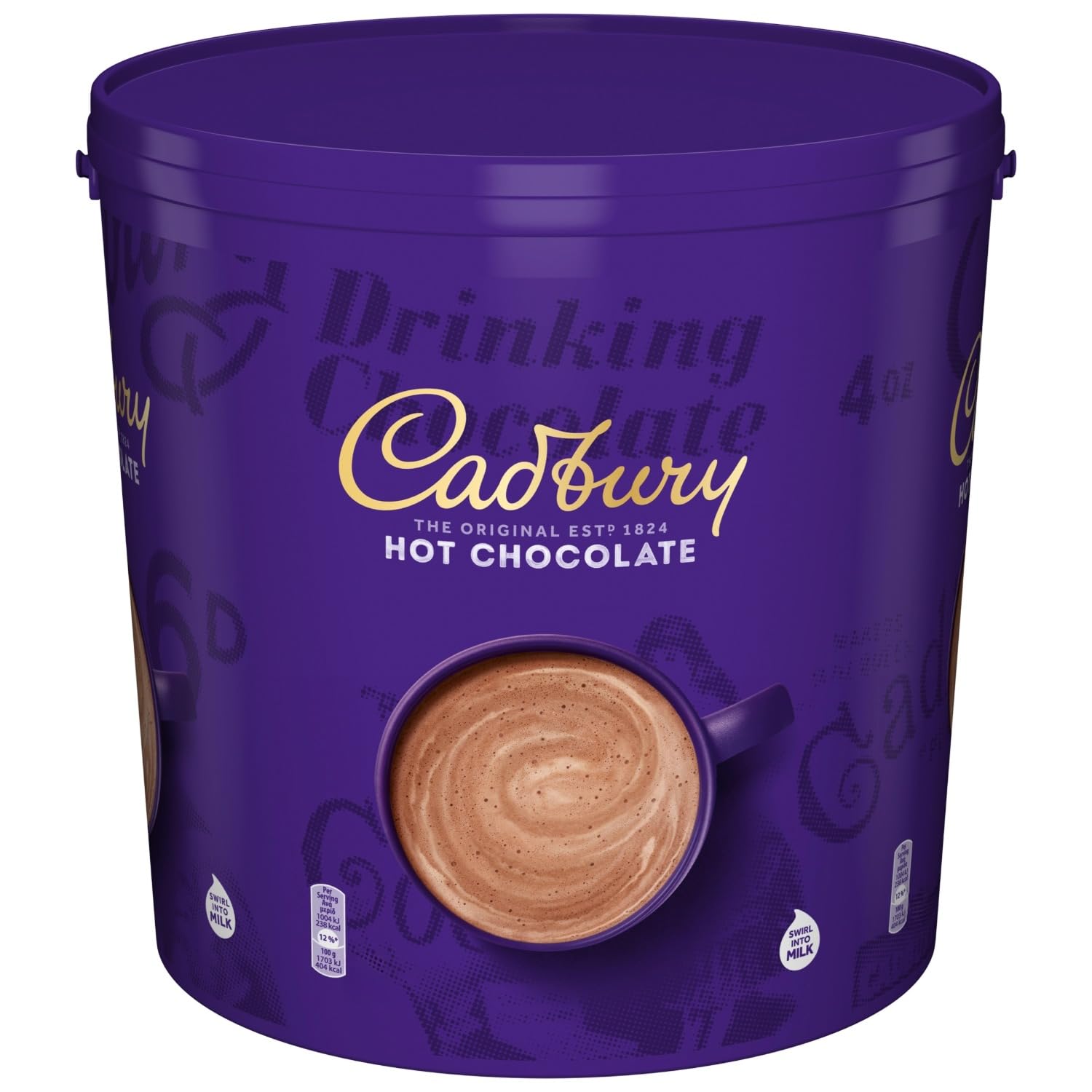 Cadbury Hot Chocolate, Premium Drinking Chocolate Mix for Rich and Creamy Hot Cocoa, Approximately 208 Servings, 5 kg (Pack of 1)