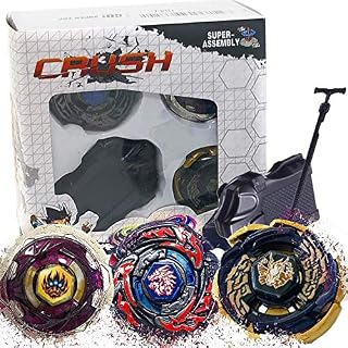 Crush Battling Game Tops Metal Fusion Starter Set | Launcher Included | 3