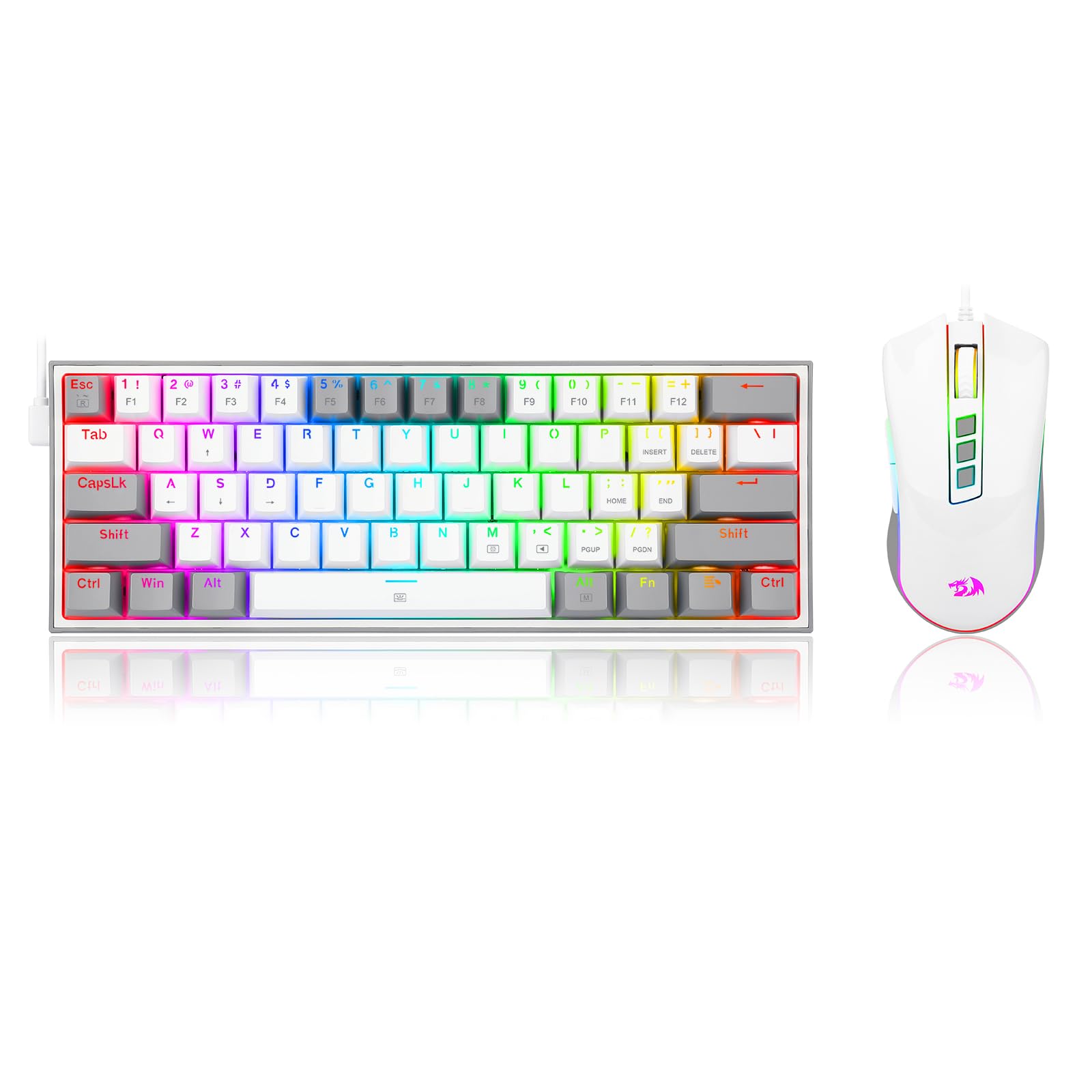 Amazon.com: Redragon - RD-S131 Wired Combo Wired 60% Mechanical