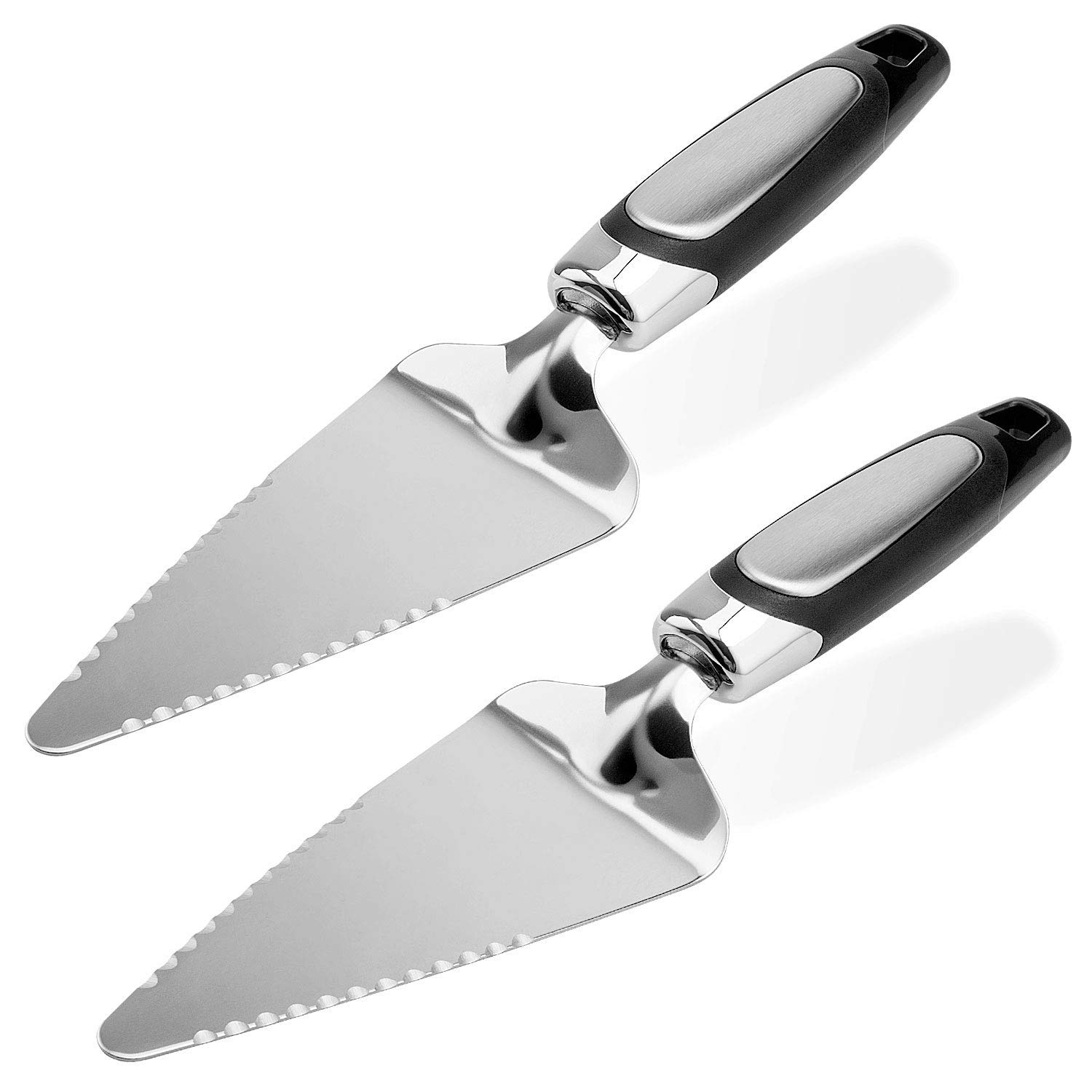 NALACAL2PCS Flatware Pie Server Stainless Steel Cake Cutter, Pizza/Tart/Dessert Slicer.