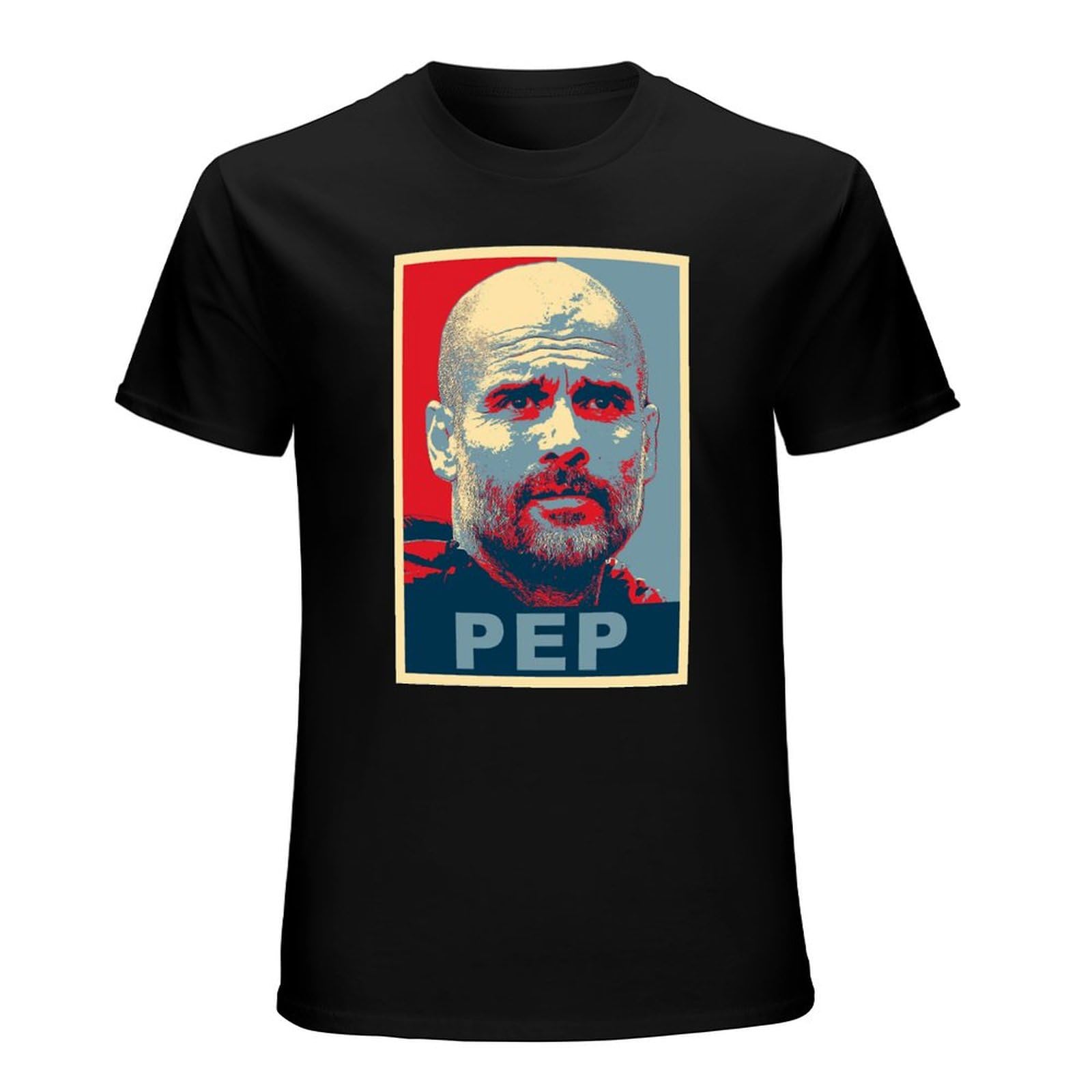 Vintage Photography Design Pep Guardiola in World Where You T-Shirt Blouse Tee Shirt Heavy Weight T Shirts for Men Black L