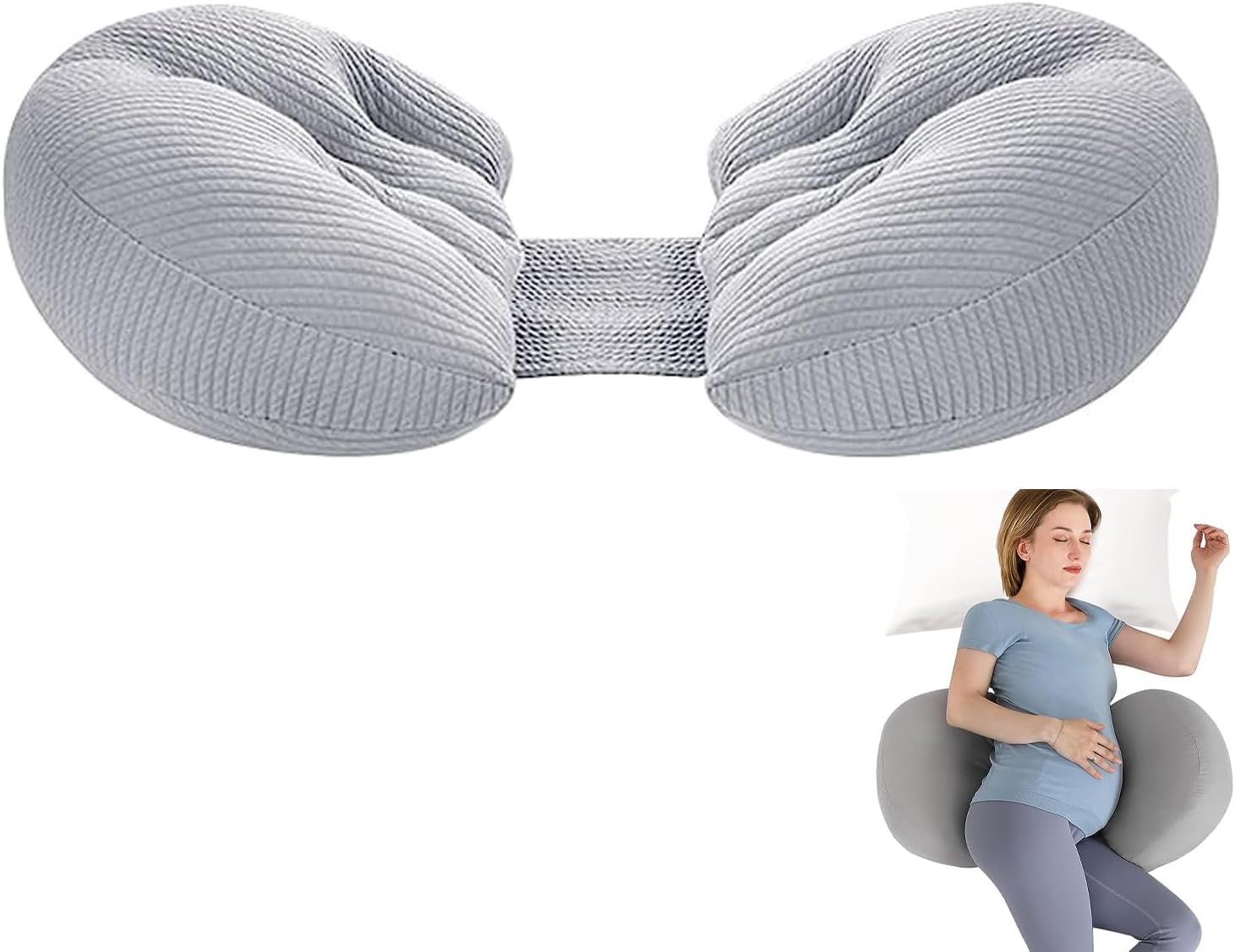 Pregnancy Pillow Cushion for Sleep, Maternity Pillow Maternity Waist Side Sleepers Cushion for Body, Belly, and Back Support, Maternity Pillow
