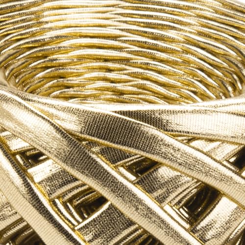 Image of YarnArt Metallic Club - Super Bulky T-Shirt Yarn, 100% Polyester, 6.35 oz (180g), 60 yds (55m), Shiny Multicolor Thread for Handbags, Chic Night Bags, and Crochet Projects (8105)