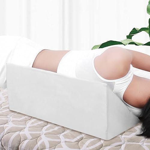 Miniatura 6 de kesoto Almohada de cuña, almohada de cuña de espuma de alta densidad, soporte de espuma viscoelástica triangular refrescante para descansar, lectura