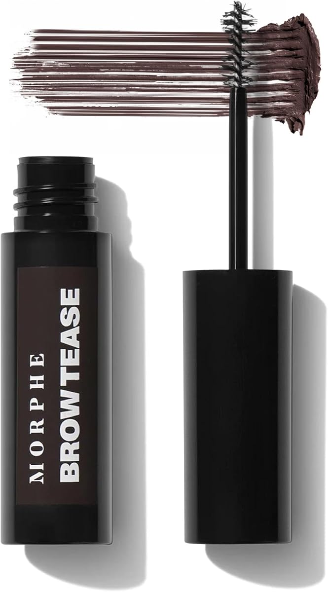 Brow Tease Tinted Brow Gel - Volumizing Eyebrow Mousse to Tint, Thicken & Shape with 100% Natural Bamboo Fibers - Enriched with Conditioning Coffee Seed Oil - Java (0.16 fl oz)