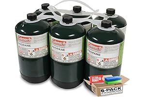 Propane Tank 6 Pack Fuel Cylinders 16oz ProQuality Golden Lion
