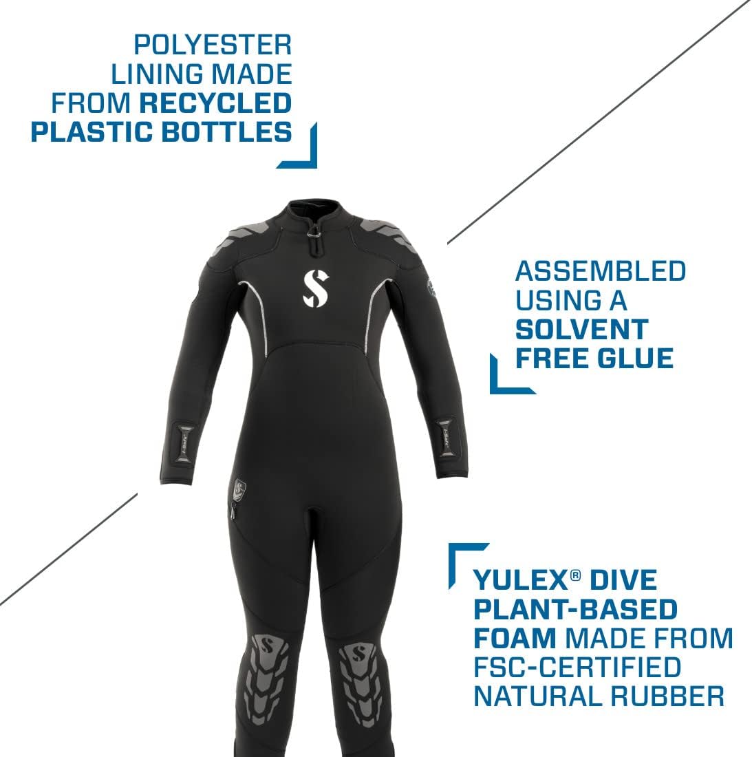 SCUBAPRO Everflex Yulex Dive Steamer, Women, 7.5/5.0mm