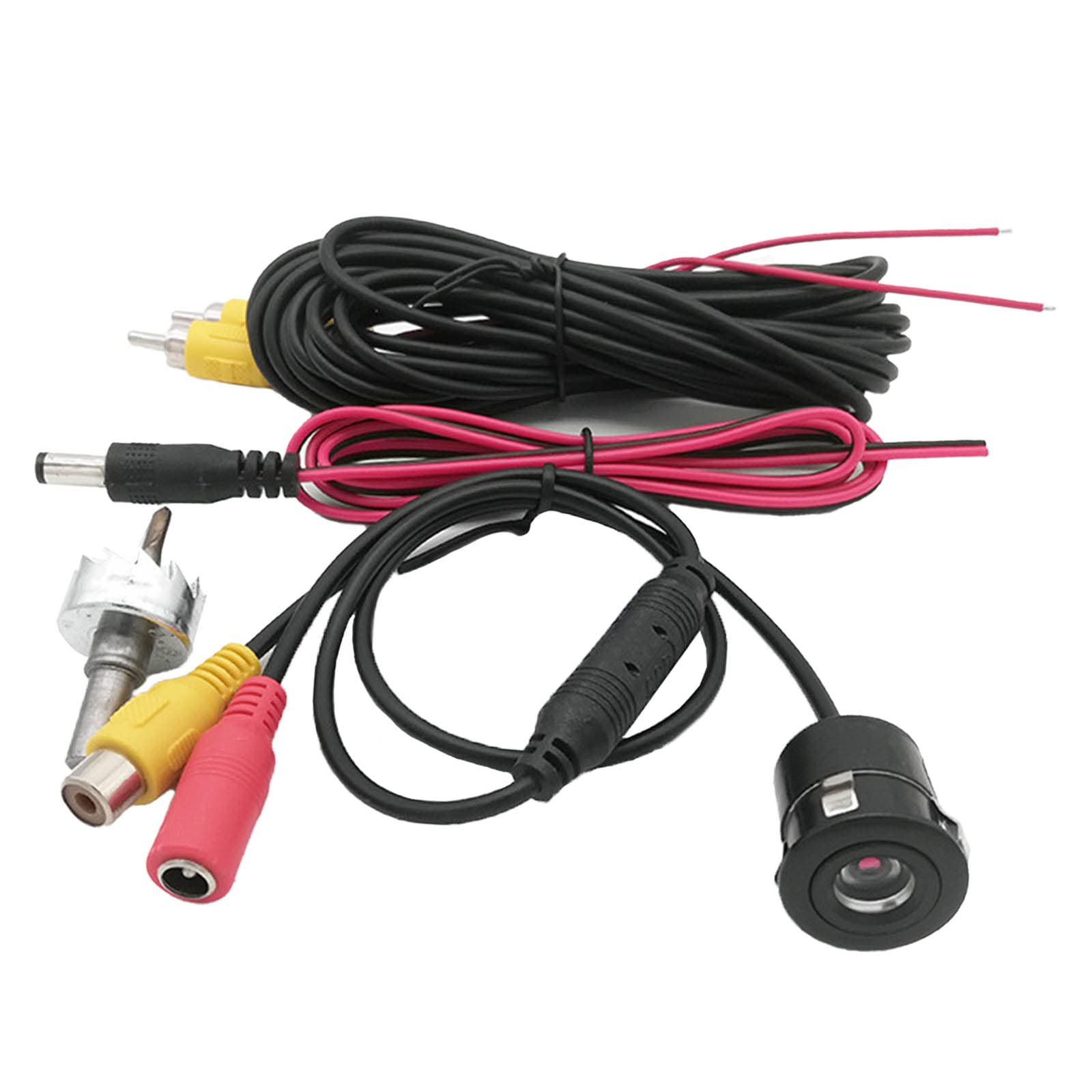 1 PC Car Camera, Backup Waterproof Night Vision Reverse Wide View Angle Universal for Truck, Car, Travel Trailer (Black) (JASXT647BL-1PS)