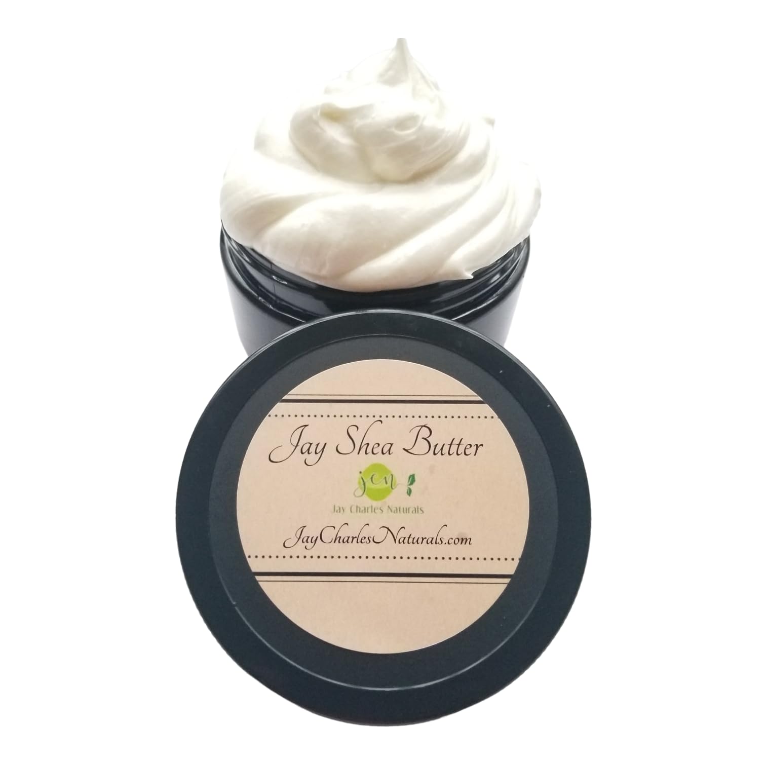 Jay Shea Butter, Whipped Shea Butter, Whipped Body Butter, Shea Butter, Natural Body Cream, Vegan Shea Butter, Soothing Whipped Shea Butter, Dry Skin Body Lotion, 8 oz. (Fragrance Free)