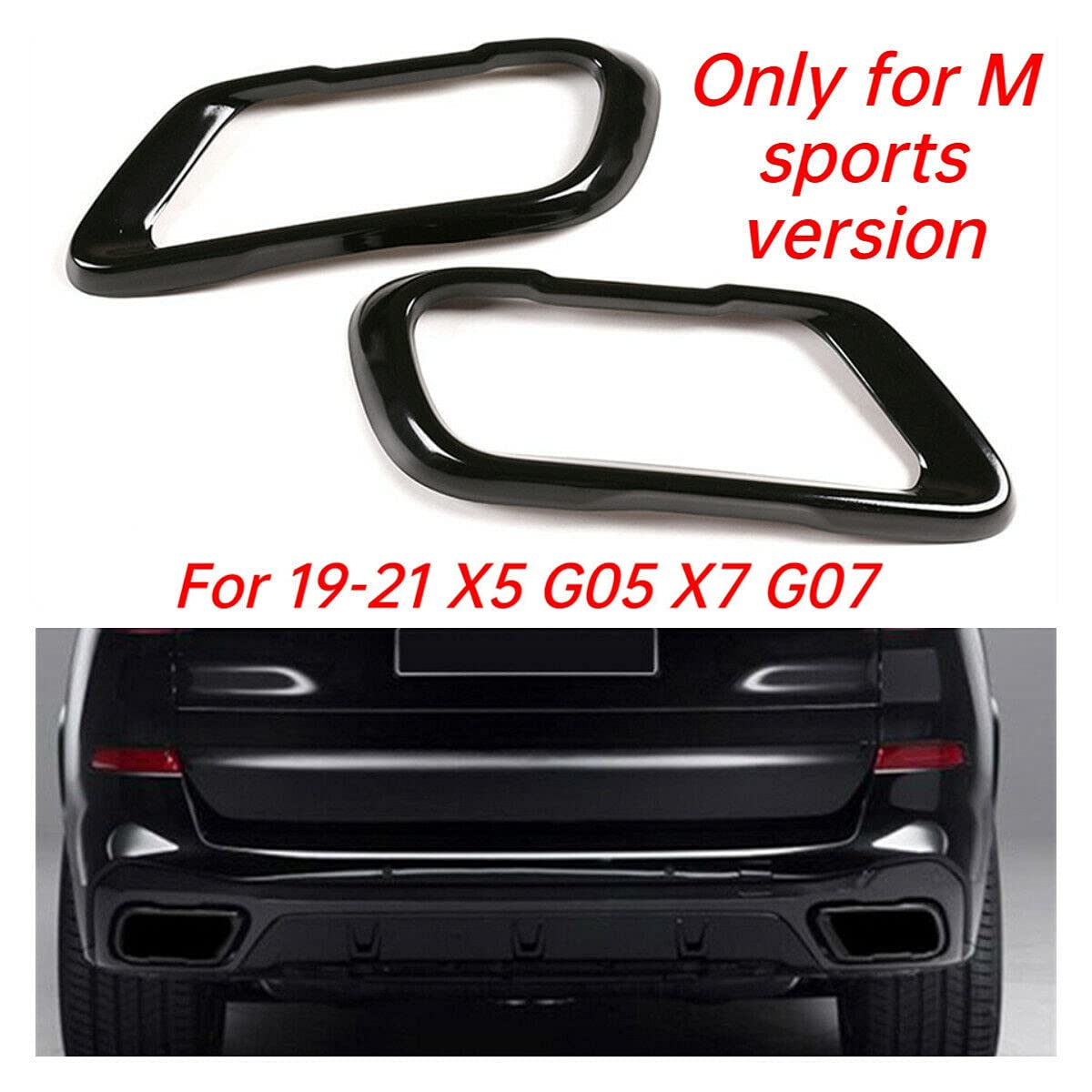 BMW X5 X6 X7 G05 G06 G07 マフラーカバー 【公式通販】