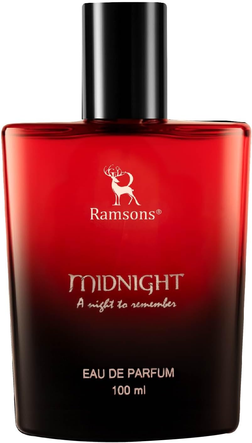 MIDNIGHT Eau De Parfum | 100 ML | Perfume For Men | TN - Lavender, Mint, Green, Camphor, Lemongrass | MN - Cumin, Aniseed, Rose, Jasmine | BN - Oakmoss, Patchouli, Musk, Amber