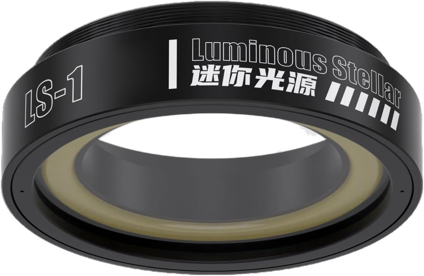 Durability Aluminum Microscope Rings Light with 7500±500K Color Temperature and Adjustable 610LM Brightness Output High Brightness Microscope Light