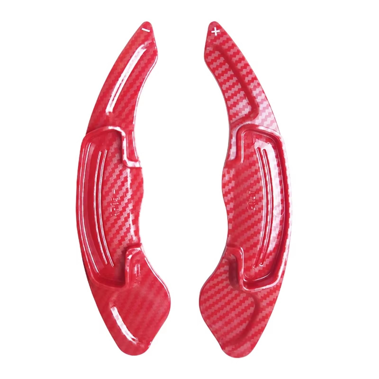 Pomuhye Carbon Red Auto Steering Wheel Paddles Compatible With For Accord 2013-2020 For Civic 10Th 2016-2021 For Urv 2017-2019 Car Steering Wheel Paddle Shifter Extension