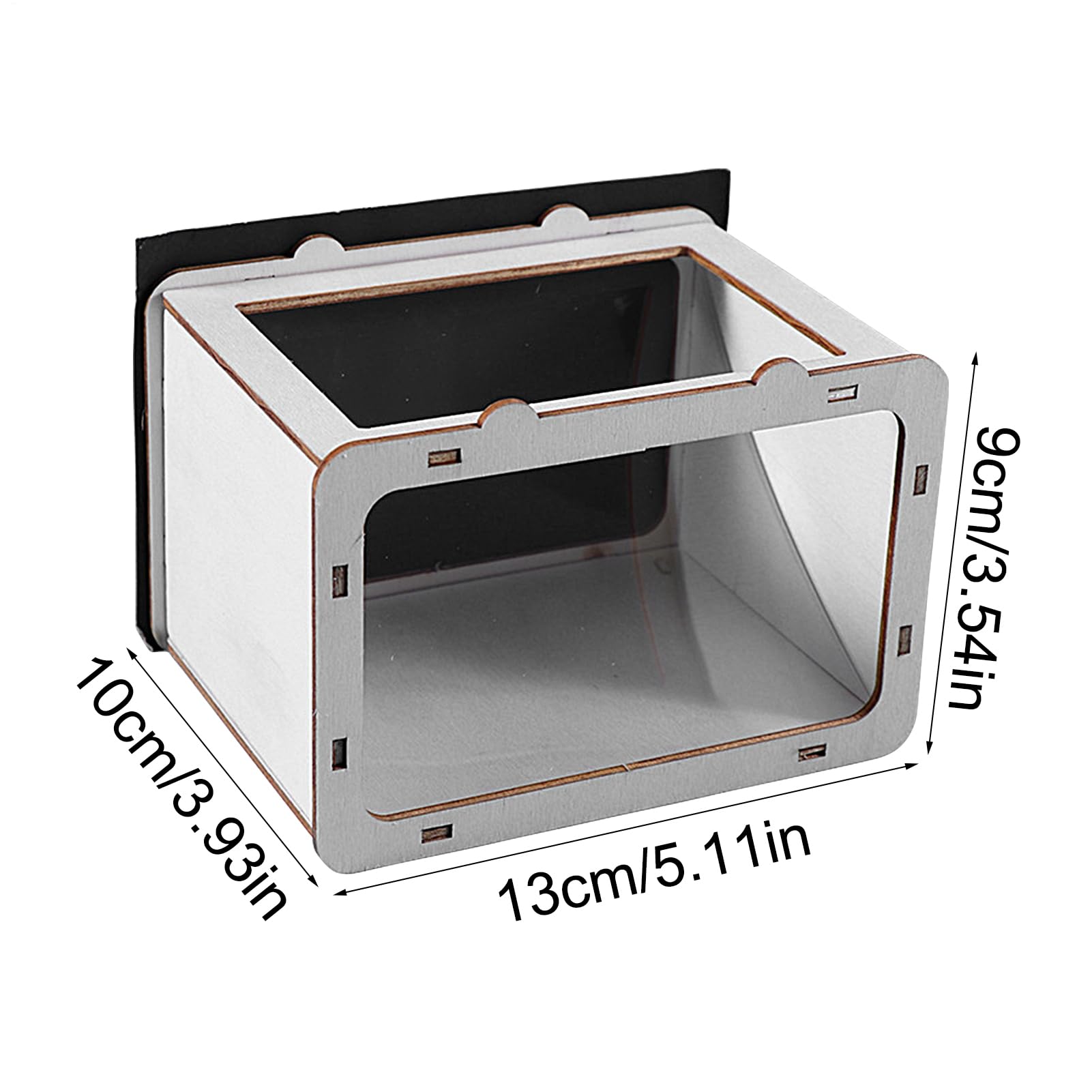 Display olografico fluttuante, proiettore per telefono home cinema, proiettore tridimensionale per smartphone con pannello riflettente, per display mobile in acrilico trasparente con facile