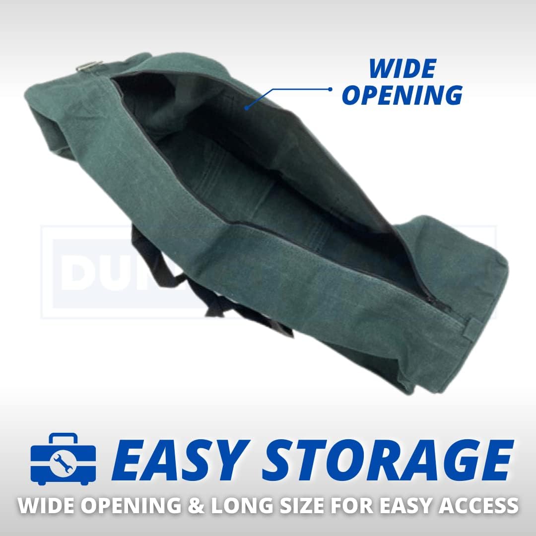 Dunnet Tools 24" Canvas Tool Bag Diy Storage Heavy Duty Zip-up Holdall Toolbag Tools Storage Professional Diy Tool Backpack Organisers Work Bag Tool Box 3 61Gu0zQNctL. AC SL1080