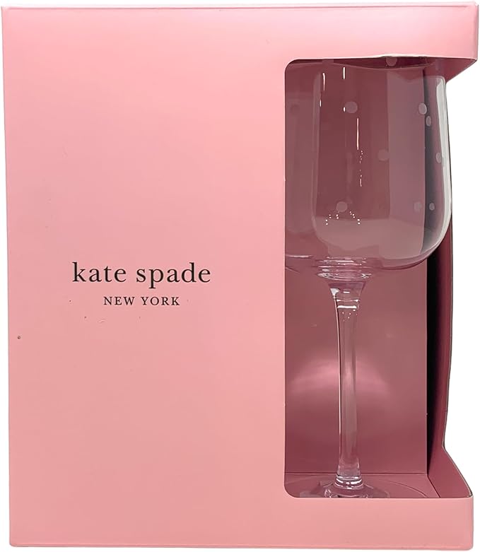 Kate Spade New York Larabee Dot Glassware Collection (Wine