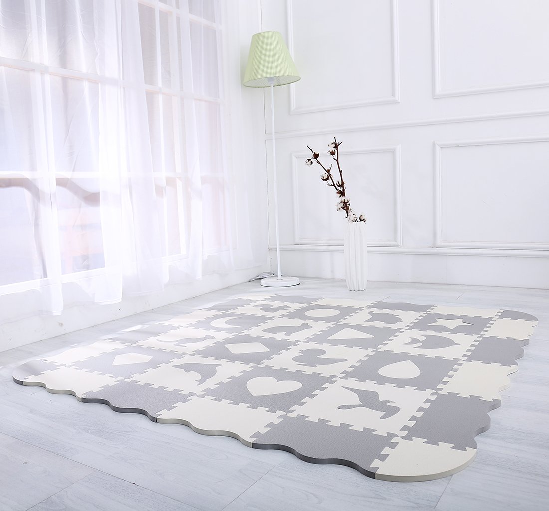 Buy Superjare Baby Play Mat With Fence