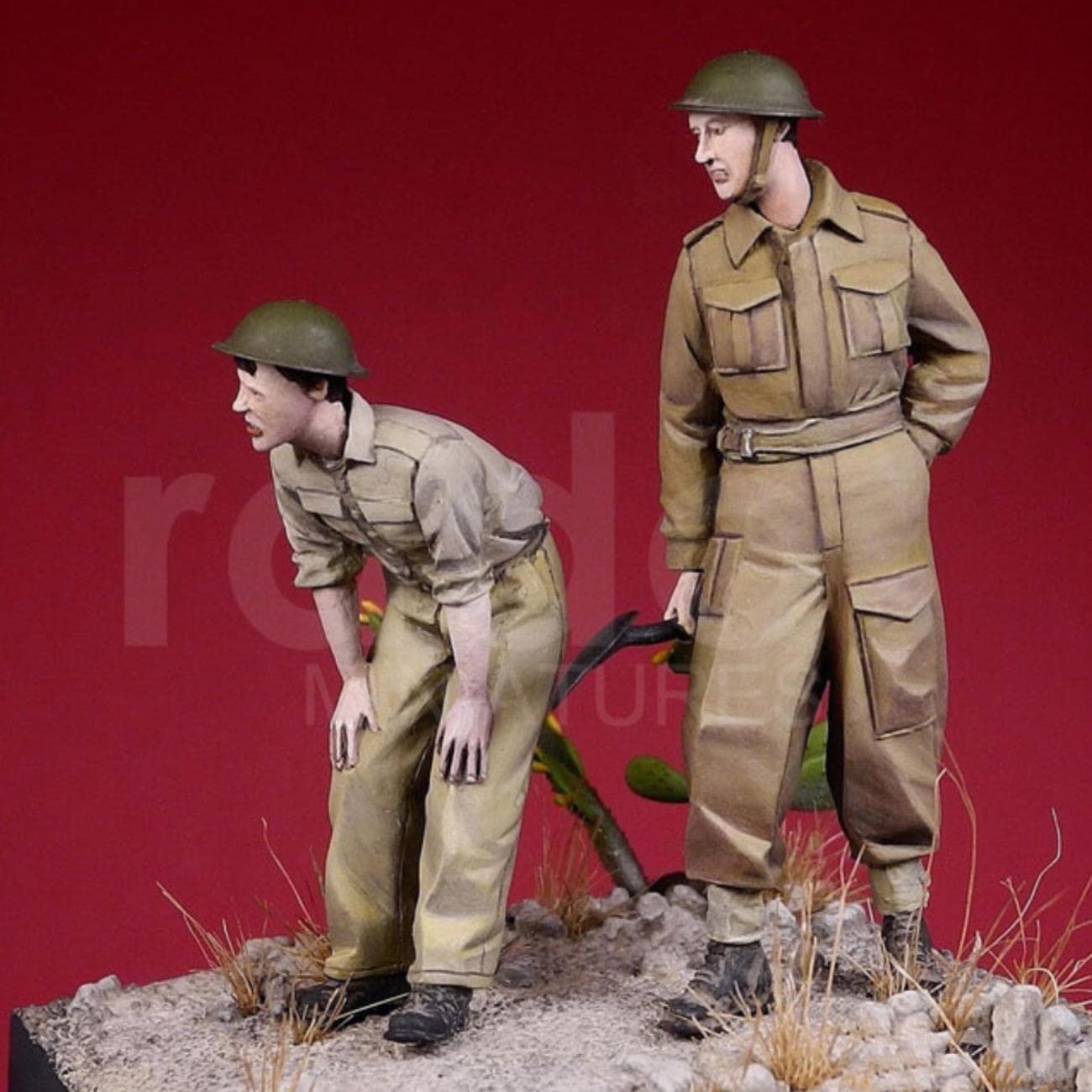 Figurine résine 1/35 kit militaire GK non peint pour modélisme