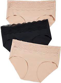b.tempt'd womens B Bare Hipster Panty 3 Pack