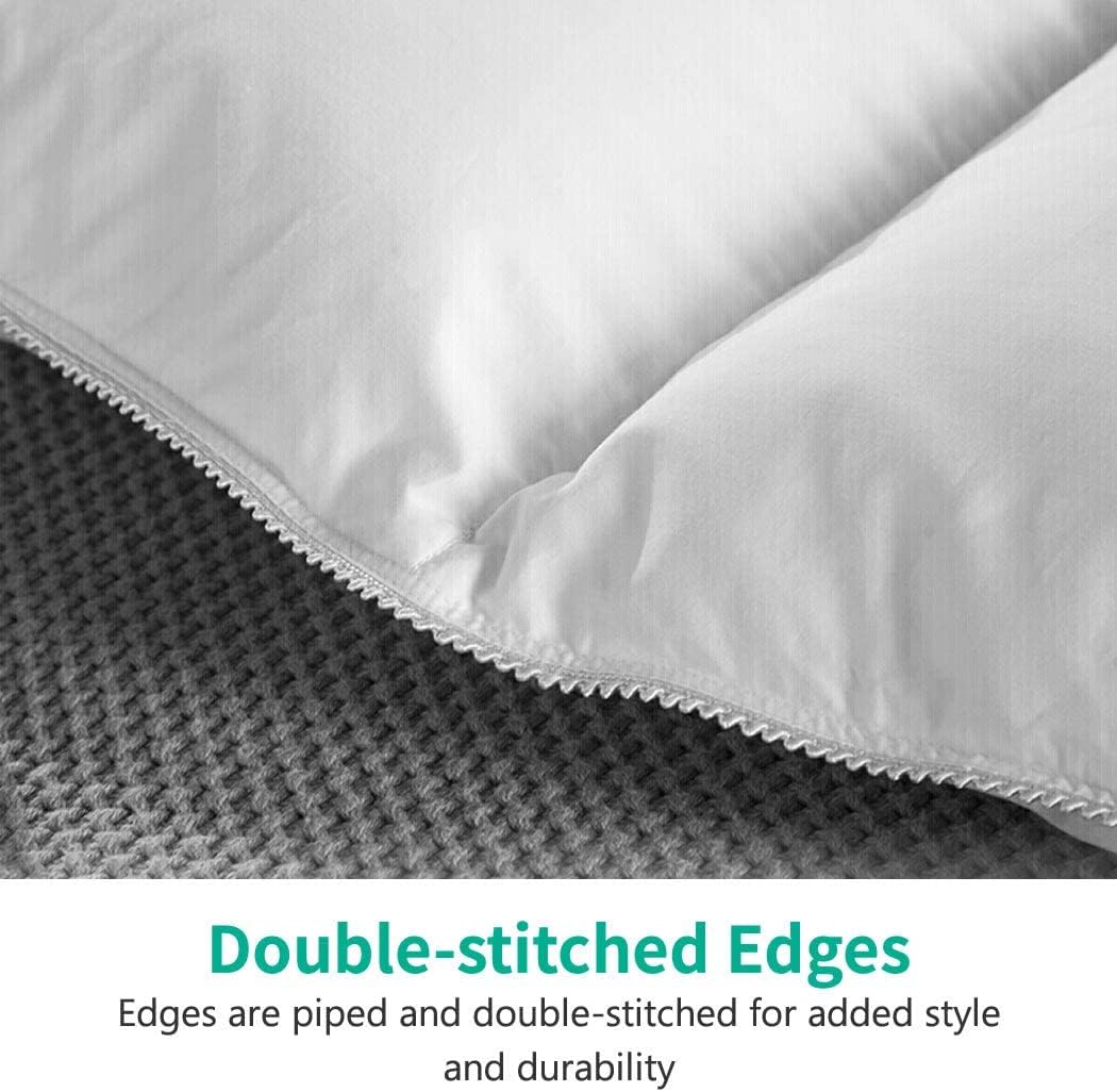 APSMILE Twin Size Lightweight AllSeason Feathers Down Comforter, Duvet