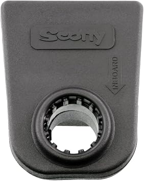 Scotty #243-BK Square Rail Mount, Black, Model0243-BK