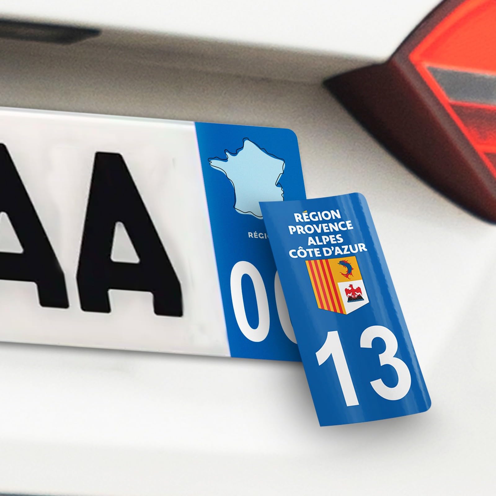 DECOHO - Number Plate Stickers - Stickers for Car Trailer, Caravan Department - 3