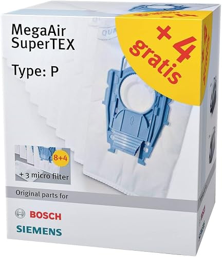 Siemens 12x Staubsaugerbeutel Typ P und 3x Microfilter…