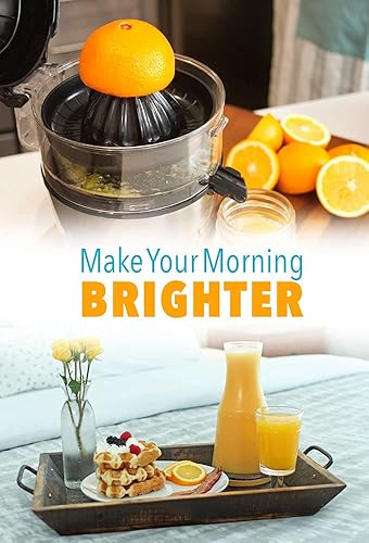 Miniatura 6 de Vinci Exprimidor eléctrico de cítricos manos libres, máquina exprimidora de 1 botón, exprimidor de limón y pomelo naranja, exprimidor de naranja