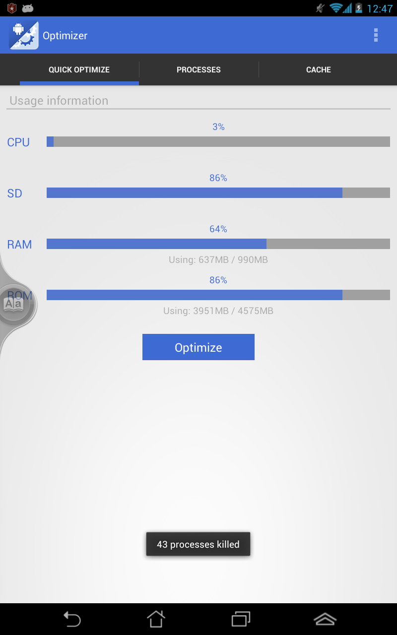 Speed up app System for Android
