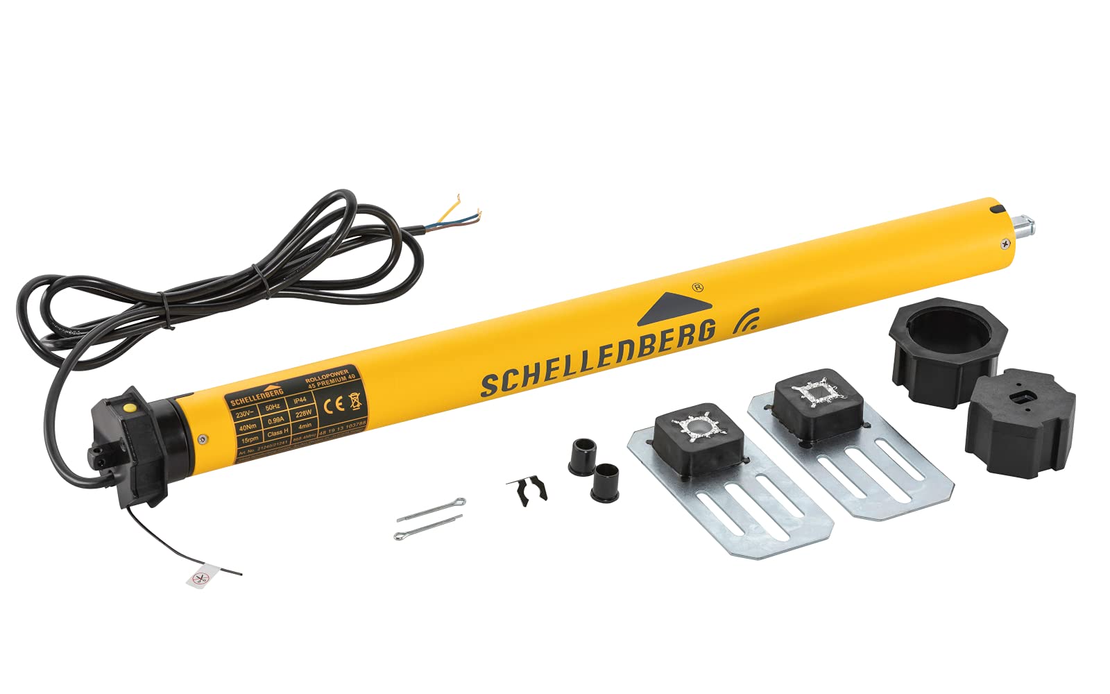 Schellenberg 21241 Moteur Radio pour Volets roulants Premium 40 Nm Maxi