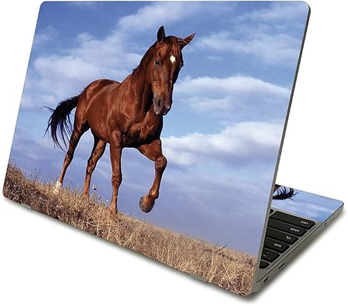 Miniatura 10 de MightySkins Skin compatible con Samsung Chromebook 4 (2021) de 11.6 pulgadas, diseño de leopardo verde azulado, funda protectora, duradera y única