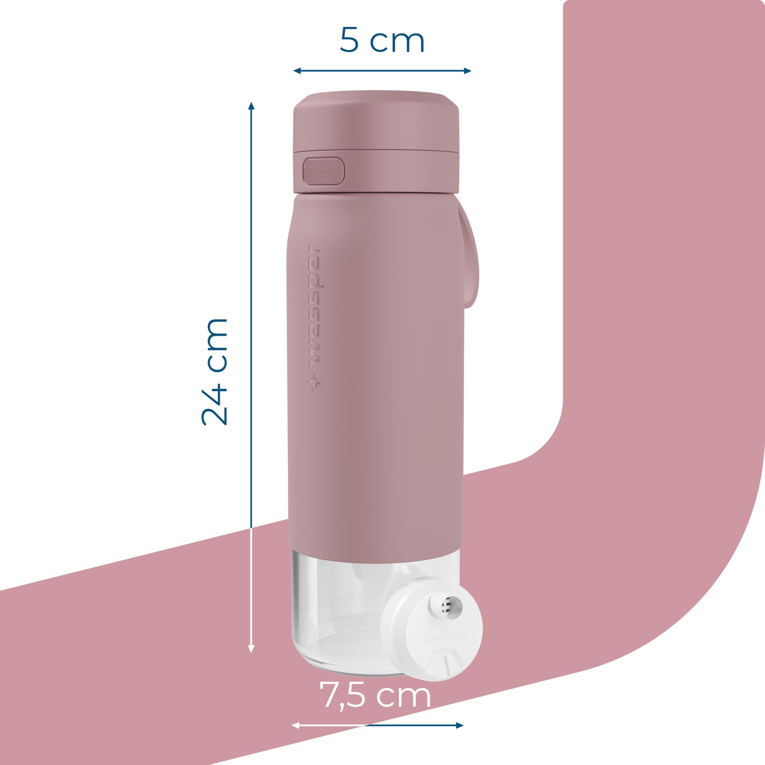 Dopper Insulated 350ml kopen? Pelican Pink, dubbelwandige drinkfles van RVS