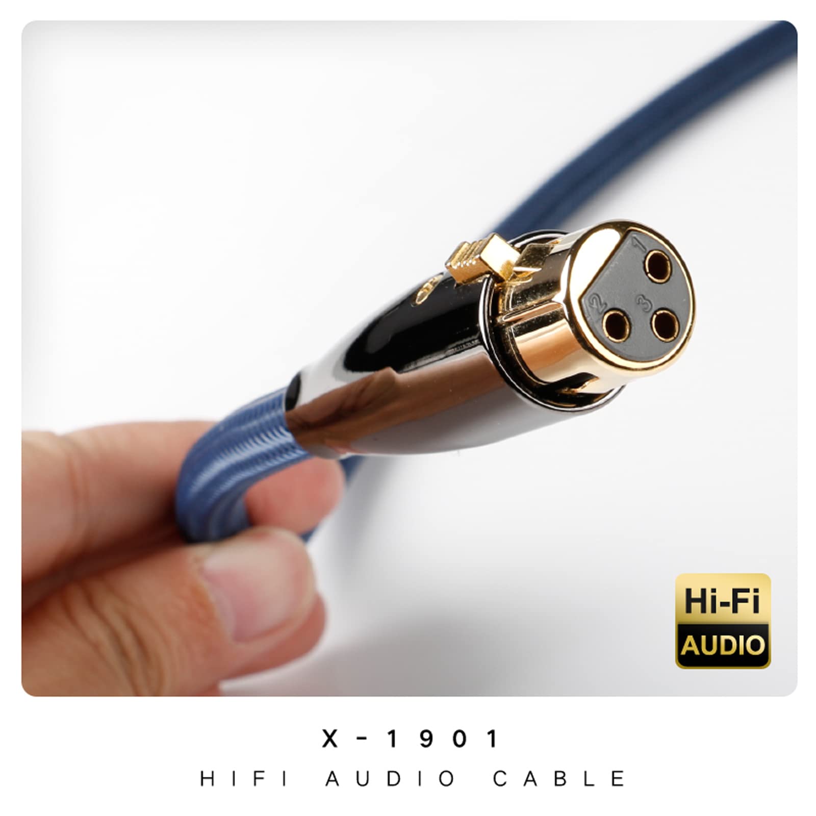 SKW Un par Cable XLR Balanceado,OFC 3 Pins XLR Macho a Hembra Cable de micrófono para Micrófono, Altavoz, Grabadora, Equipo de Sonido, Mesa de Mezclas - 1m
